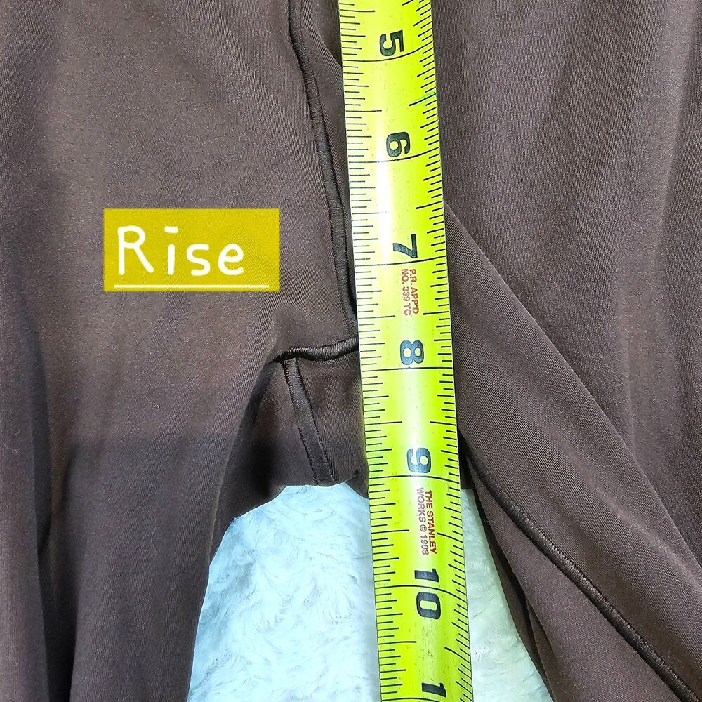 Offline by Aerie Real Me XTRA Twist Waist Leggings Brown Small 7/8 High Rise - Picture 10 of 12